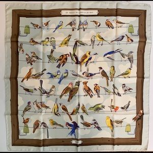 Hermès Scarf Les Oiseaux Des Champs Et Des Boris